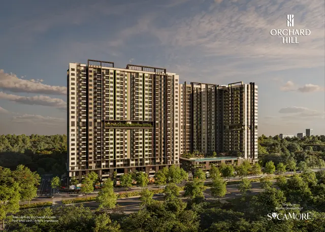 Mặt tiền Orchard Hill I, đại lộ Hùng Vương