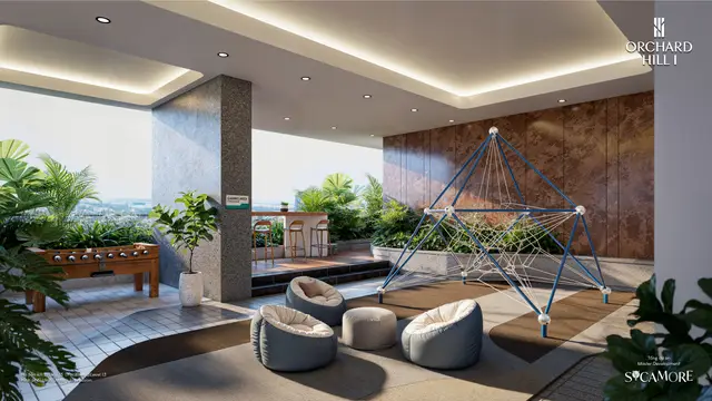Sky terrace tầng 13 Orchard Hill I